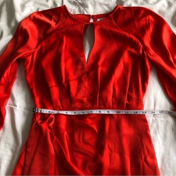 FINDERS Keepers Nightlife Satin Wrap Dress - Picture 7 of 13